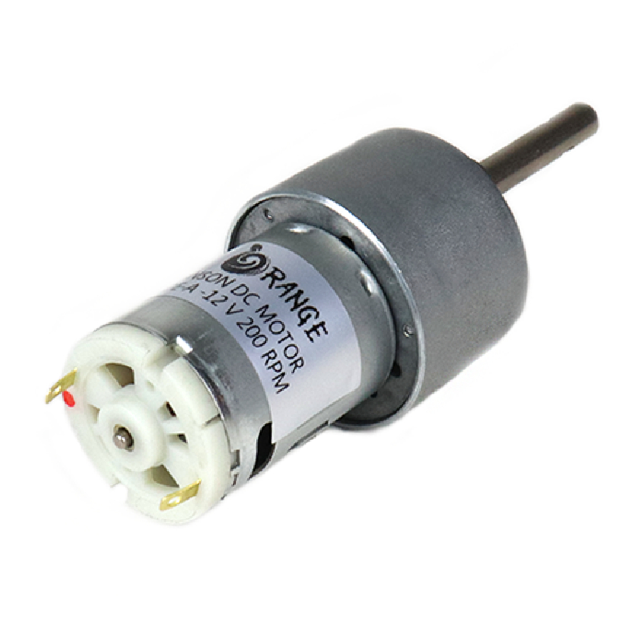 Orange 12V 200 RPM Johnson Geared DC Motor – Grade A Quality