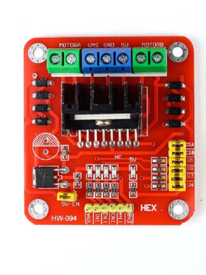L298N Dual H Bridge DC/Stepper Motor Driver Controller Module