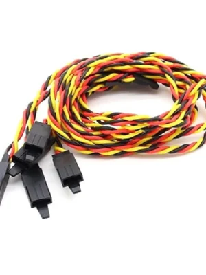 SafeConnect Twisted 100cm 22AWG Servo Lead Extention (JR) with Hook-1Pcs.