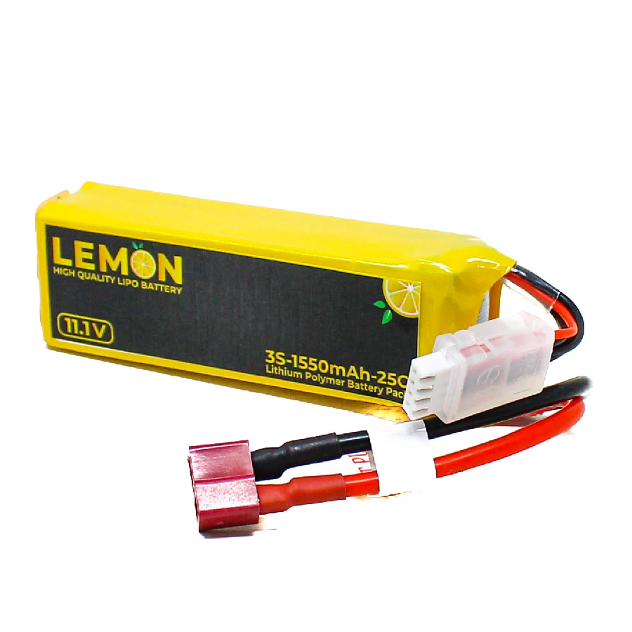 Lemon 1550mAh 3S 25C/50C Lithium Polymer Battery Pack