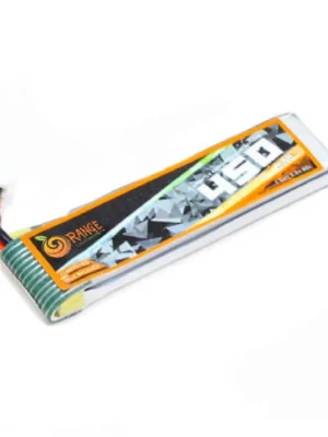 Orange 450mAh 1S 80C (3.8 V) HV Lithium Polymer Battery Pack (Li-Po)