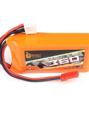 Orange 360mAh 3S 30C/60C (11.1V) Lithium Polymer Battery Pack