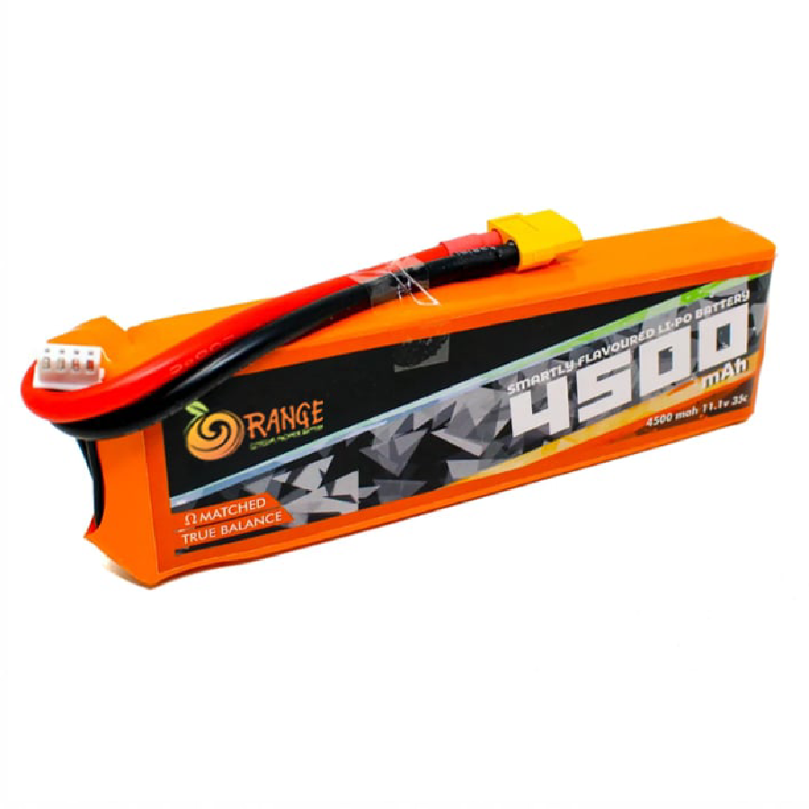 Orange 4500mAh 3S 35C/70C (11.1V) Lithium Polymer Battery Pack