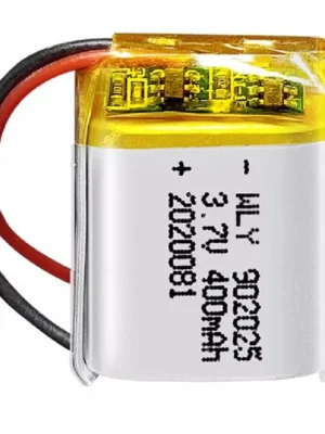 400 mAh 3.7V single cell Rechargeable LiPo Battery