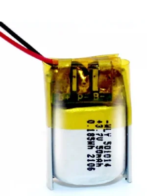 50 mAh 3.7V single cell Rechargeable LiPo Battery
