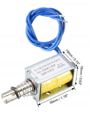 DC12V 0.3N 10mm Push Pull Solenoid Electromagnet