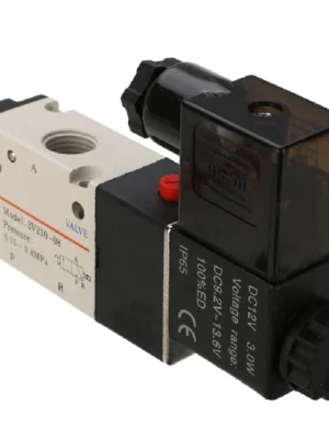 DC12V 1/4” 3 Way 2 Position Pneumatic Solenoid Valve for Water Air Gas