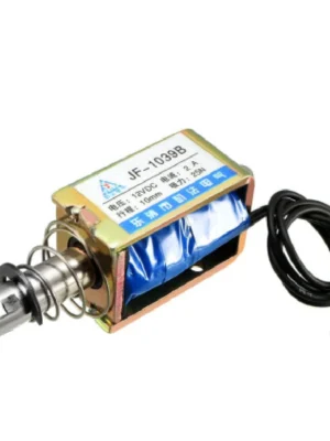 JF-1039B DC12V 25N 10MM Push-pull Permeable Electromagnet Lock