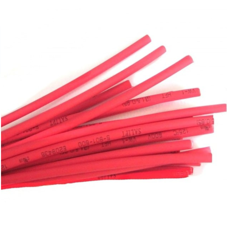 Heat Shrink Sleeve 1mm Red 5meter Industrial Grade WOER (HST)