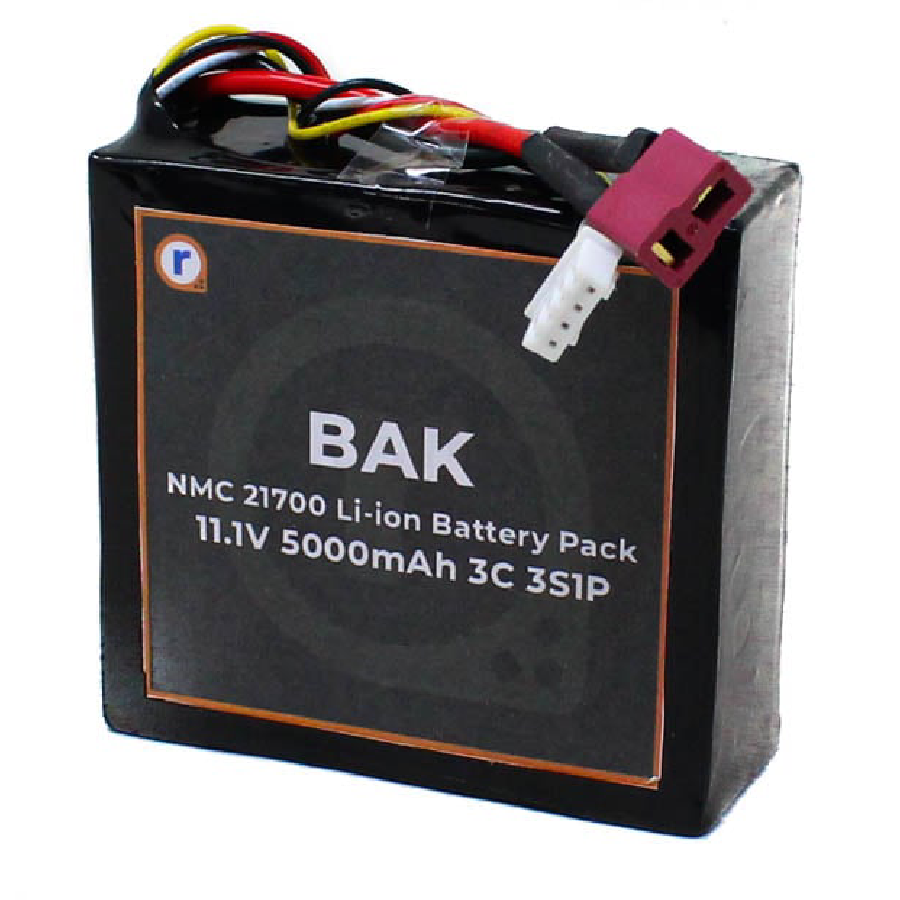 BAK NMC 21700 11.1V 5000mAh 3C 3S1P Li-ion Battery Pack