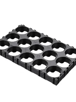 Fireproof 3 X 5 18650 Battery Holder with 18.4MM Bore Diameter