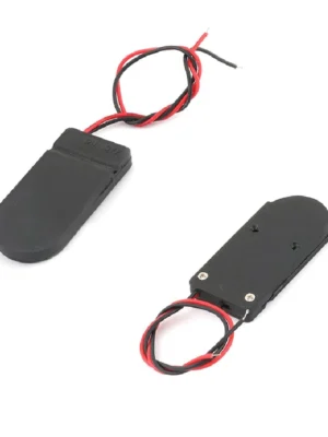 CR2032 3V Button Coin Cell Battery Holder Case Box With On-Off Switch Top- 2 Pcs.
