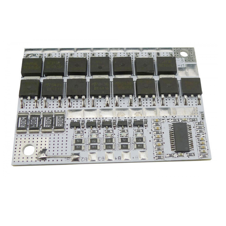 White 4S 100A LiFePO4 Lithium Battery Protection Balance Charging BMS Protection PCB Board